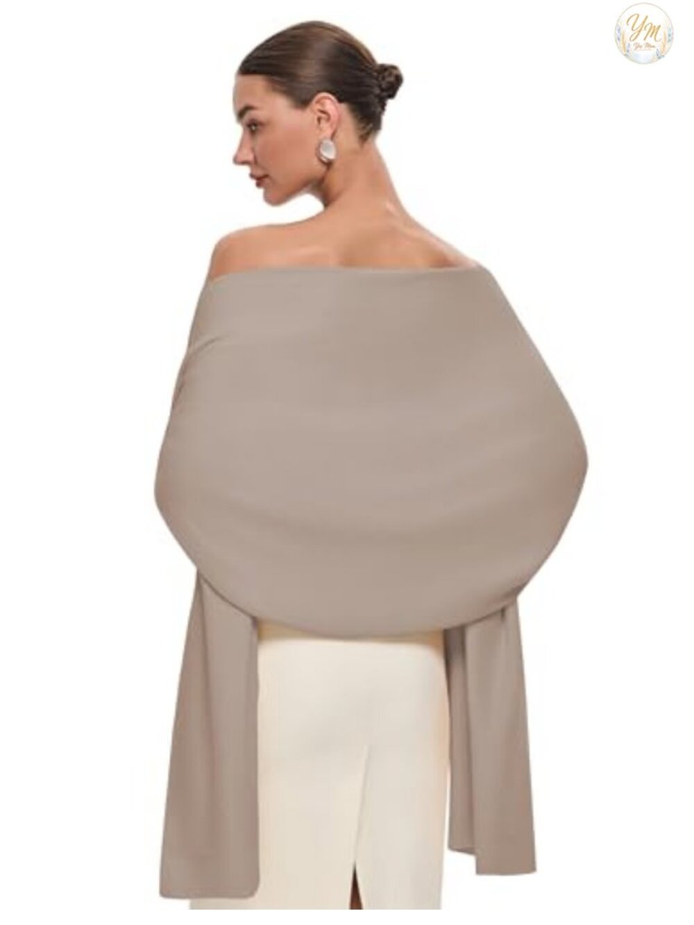 Pashmina Shawl Wrap Large Wedding Bridal Evening Winter Scarf Viscose Blend